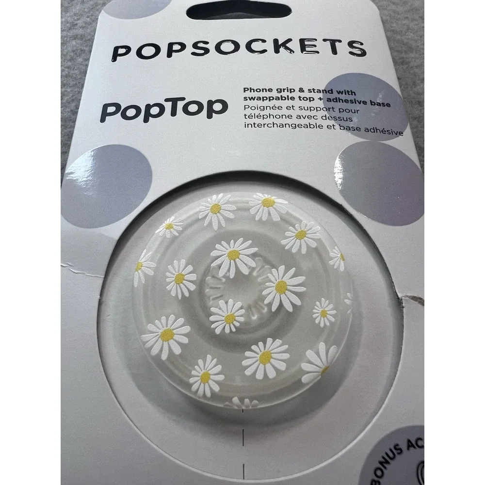 PopSockets PopGrip Premium Phone Grip & Stand - Translucent He Loves Me Not